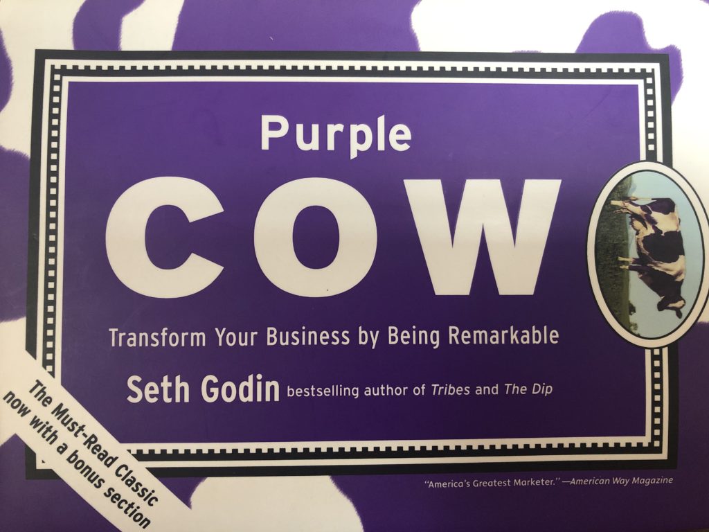 Book cover for Purple Cow
