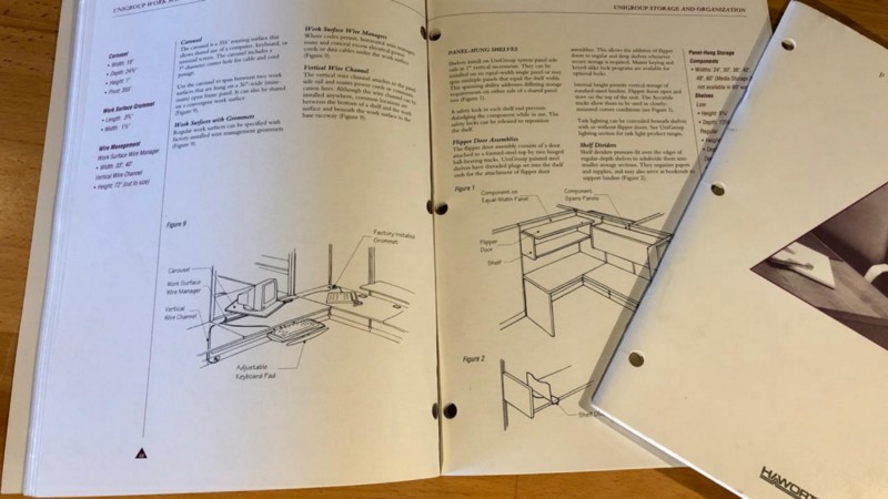 A Haworth UniGroup Planning Guide circa 1992.